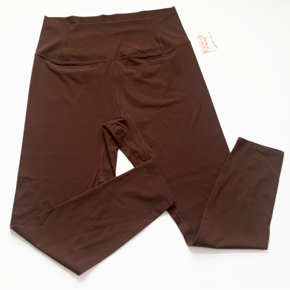 FP Movement  Free People Never Better 7/8 Leggings Cocoa Brown Sz L NWT 81587180 - Picture 6 of 10
